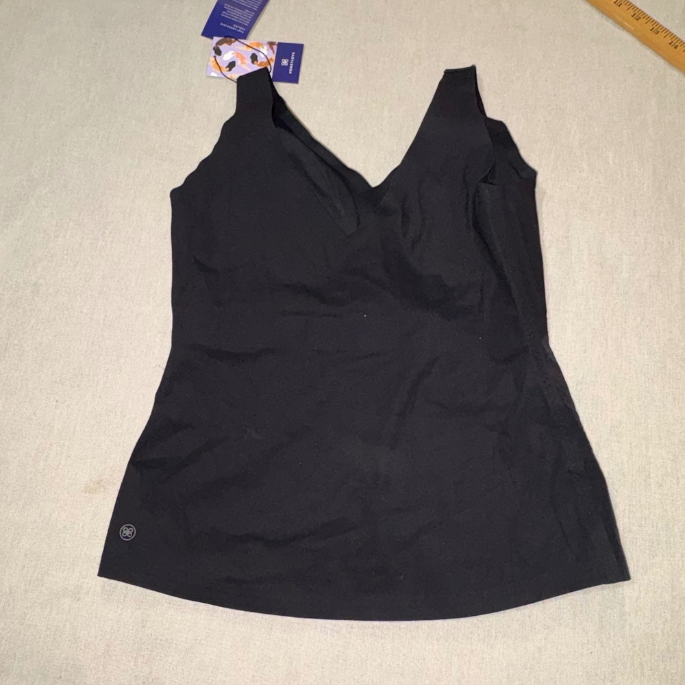 Honeylove LiftWear Tank Black Shapewear Camisole Smoothing Underwire Free Large - Picture 4 of 6